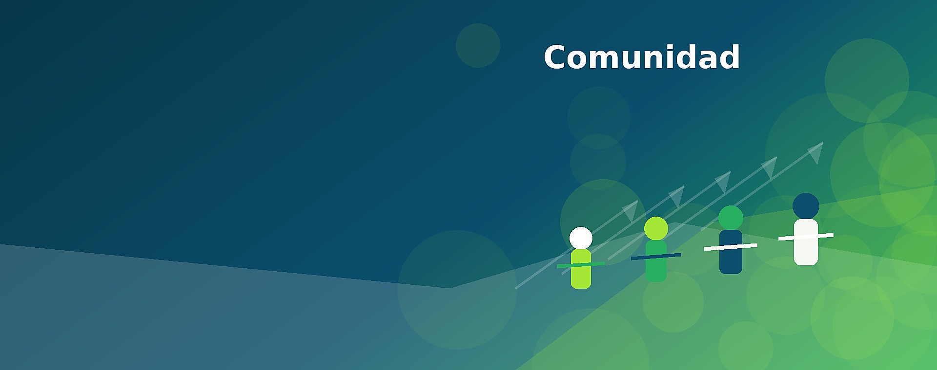 Comunidad participando en proyectos de desarrollo social